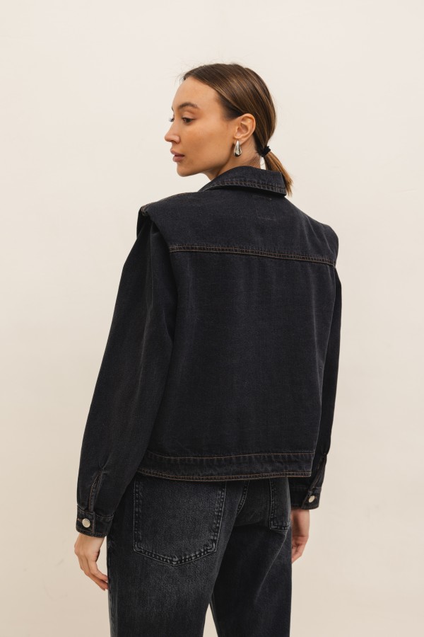 9075 Denim Jacket Black