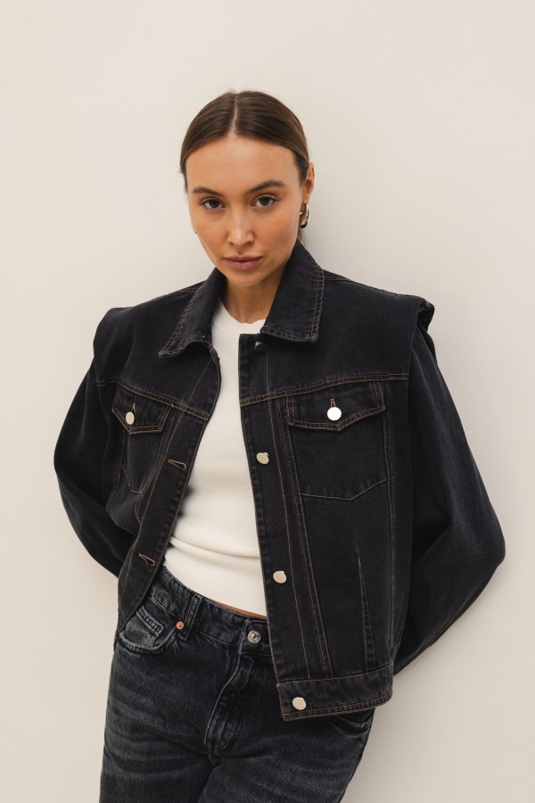 9075 Denim Jacket Black
