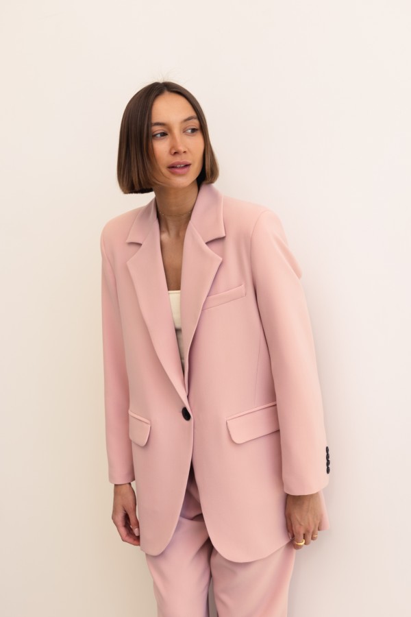 Paris Spodnie Pudrowy Róż