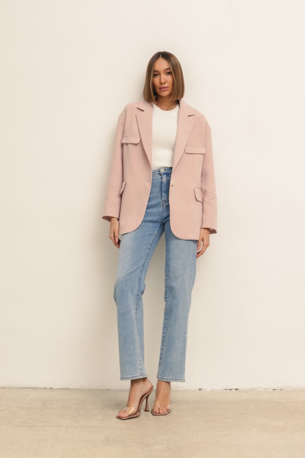 Margo Oversized Blazer Pink