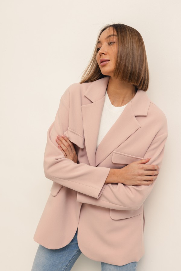 Margo Marynarka Oversize Róż