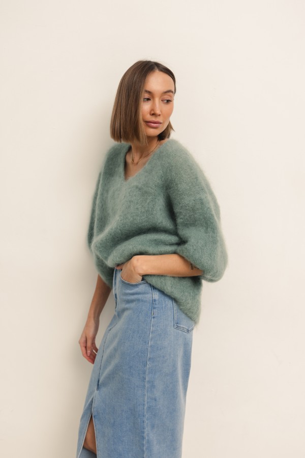 QH019 Spódnica Jeansowa