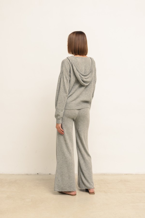 Maxim Sweter Dzianinowy Gray