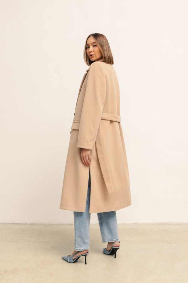 Dallas Wool Coat Light Beige