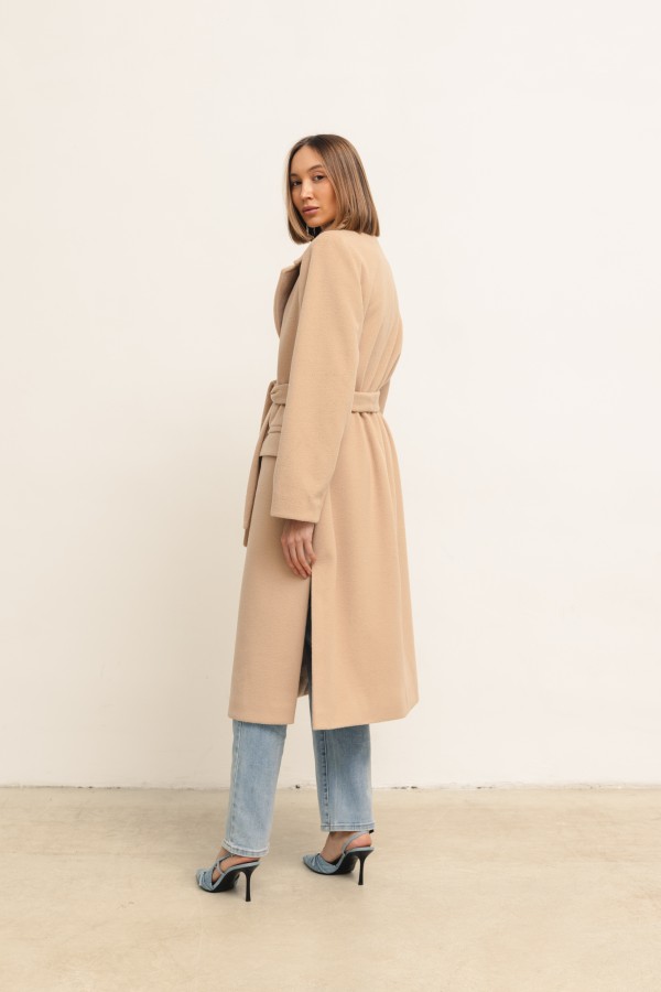 Dallas Wool Coat Light Beige