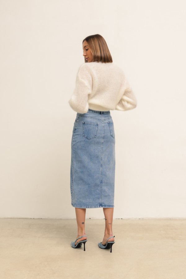 Jason Mohair Sweater Ecru