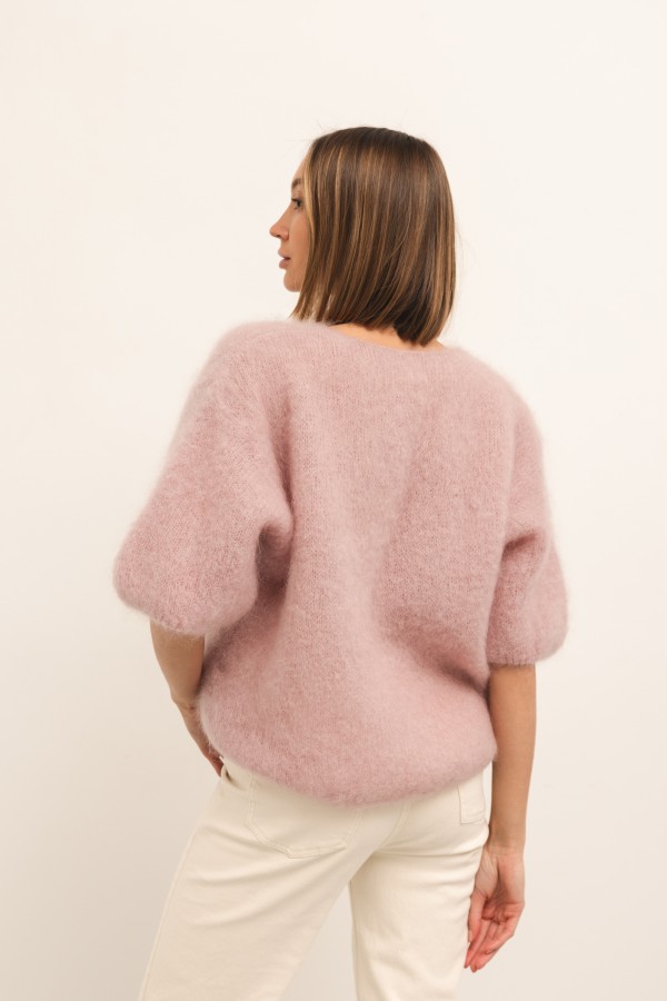 Maxwell Moherowy Sweter Pink Premium