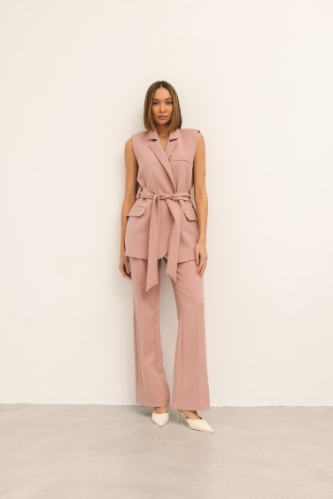 Beverly Tailored Trousers Pink