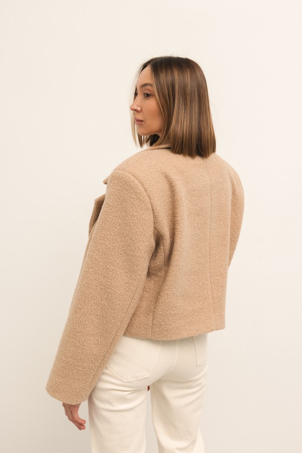 Ruby Bouclé Jacket Beige