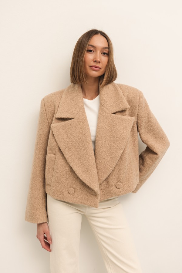 Ruby Bouclé Jacket Beige
