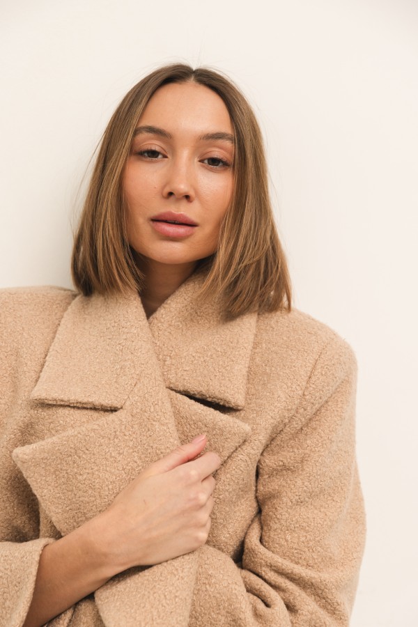 Ruby Bouclé Jacket Beige