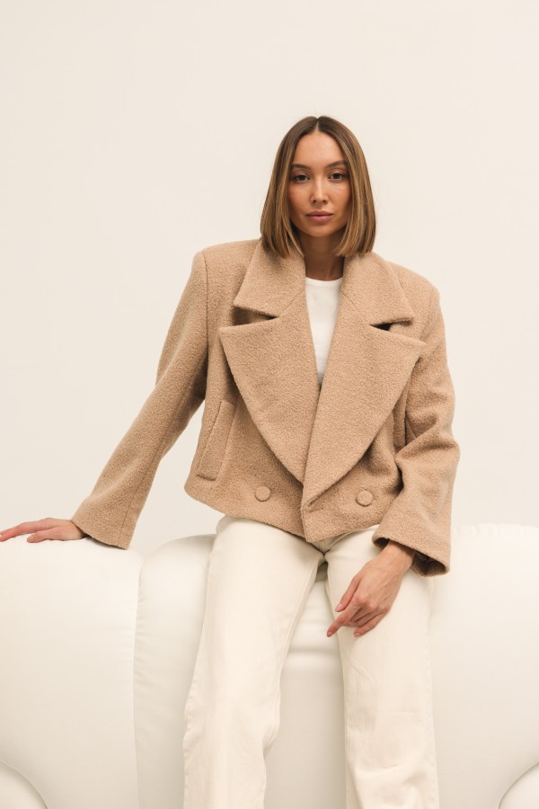 Ruby Bouclé Jacket Beige