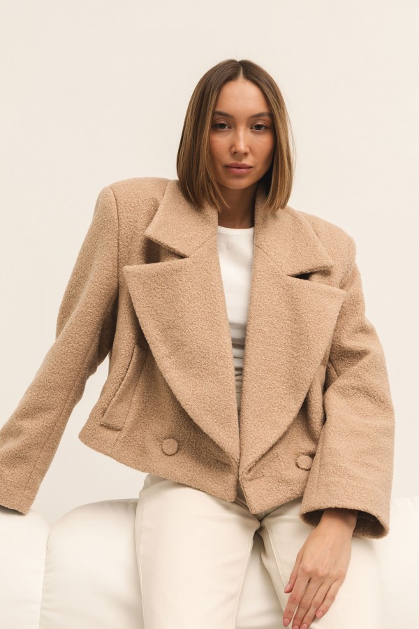 Ruby Bouclé Jacket Beige