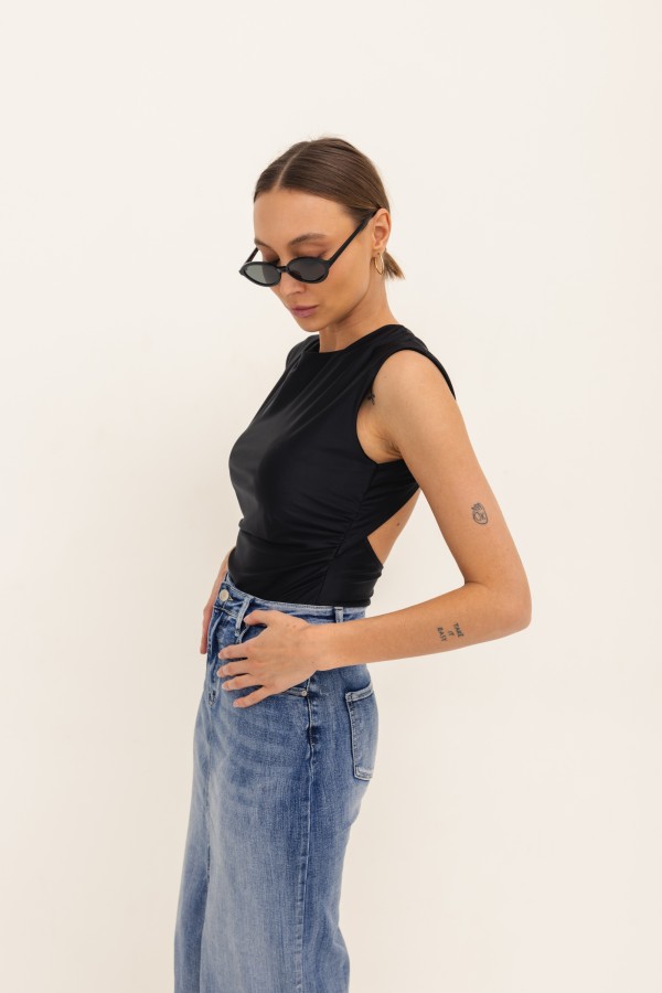 ZR9008 Denim Pencil Skirt
