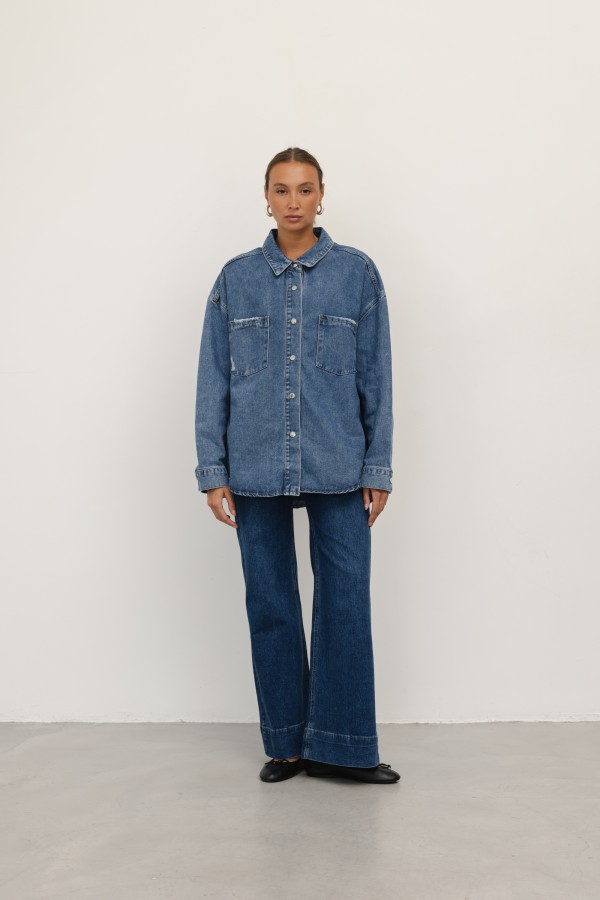 Kenzie Denim Shirt Blue