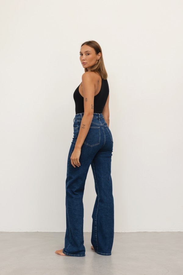 RD2658 Spodnie Jeansowe Wide Leg