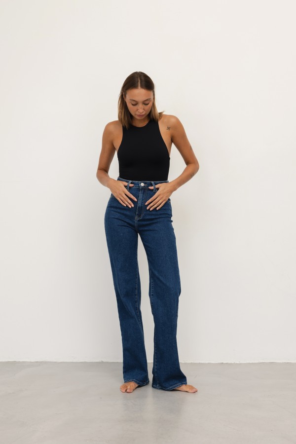 RD2658 Spodnie Jeansowe Wide Leg