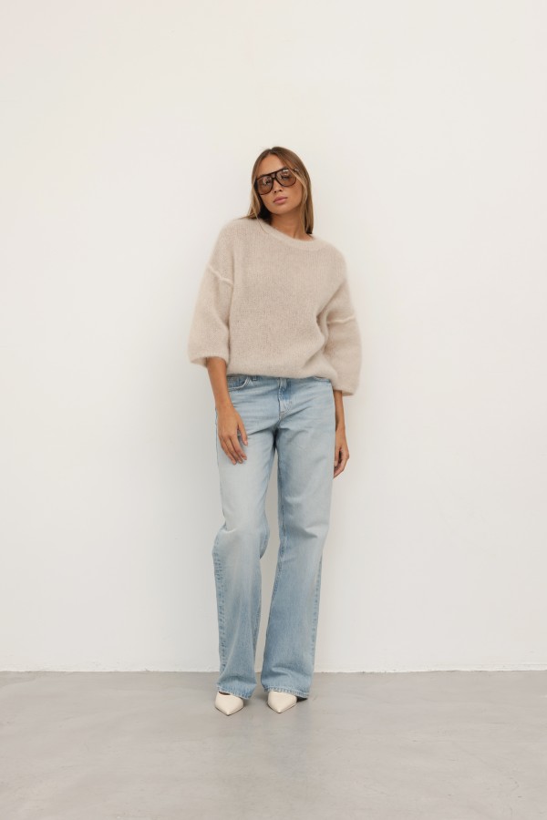 Lucas Mohair Sweater Beige