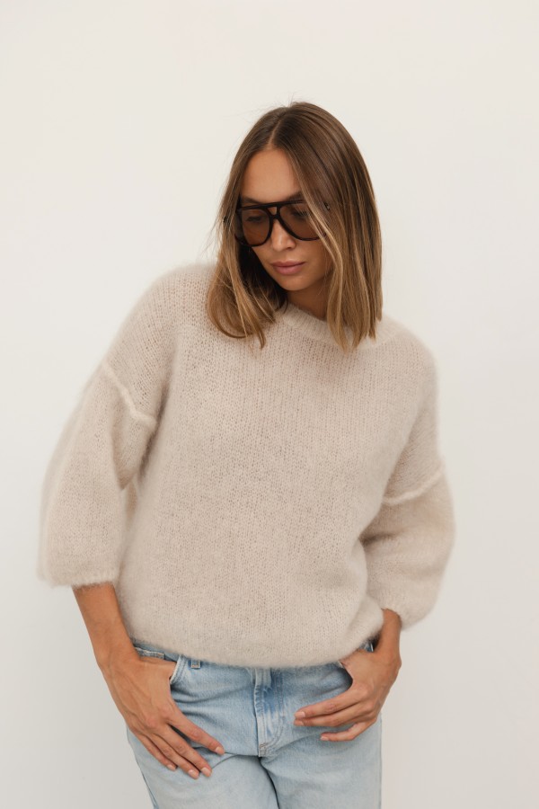 Lucas Mohair Sweater Beige