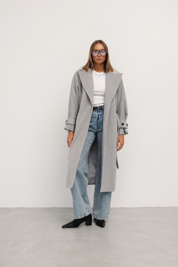 Michael Wool Coat Grey