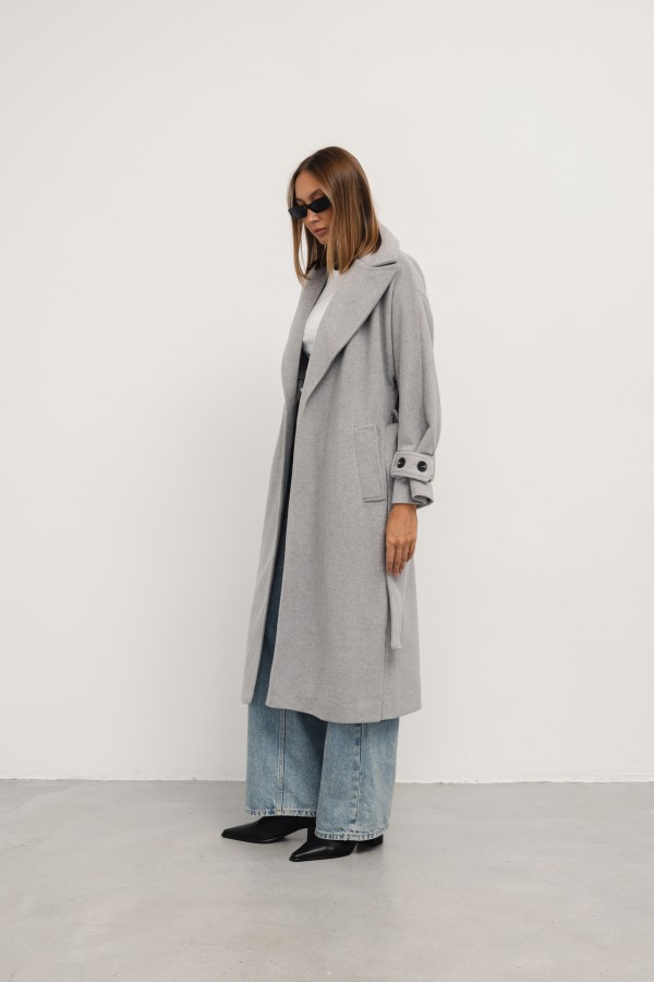 Michael Wool Coat Grey