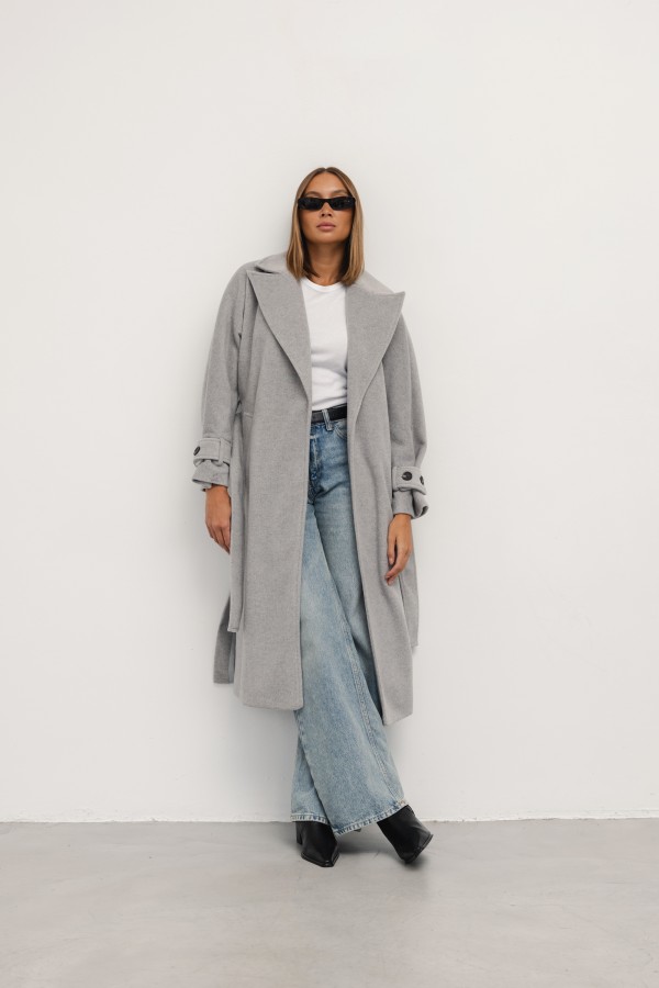 Michael Wool Coat Grey