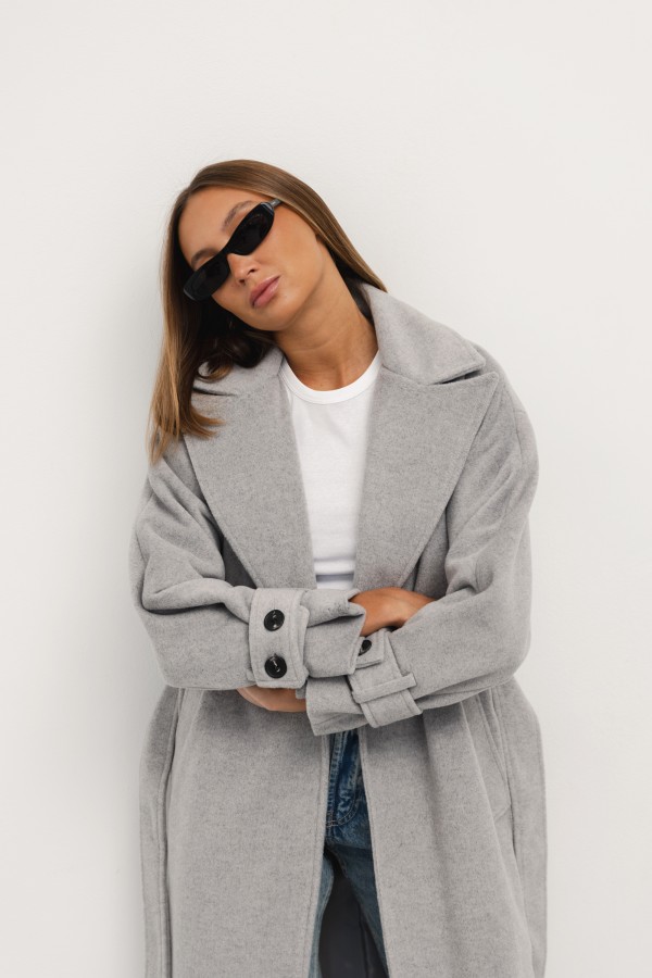 Michael Wool Coat Grey