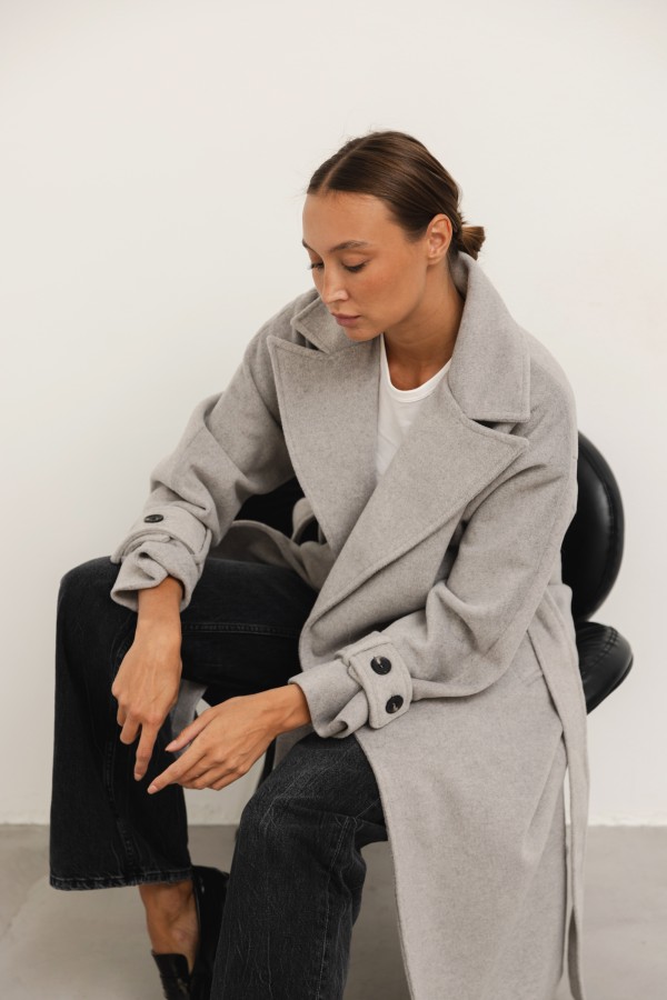 Michael Wool Coat Grey