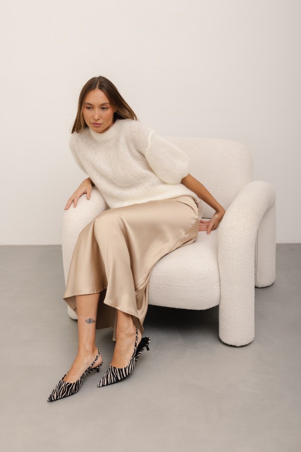 copy of Adelia Spódnica Z Wiskozy Czarna