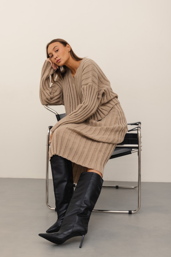 Harper Knit Set Beige