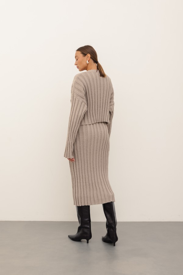 Harper Knit Set Taupe
