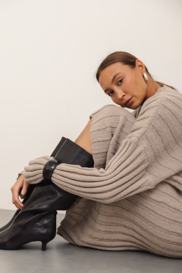 Harper Knit Set Taupe