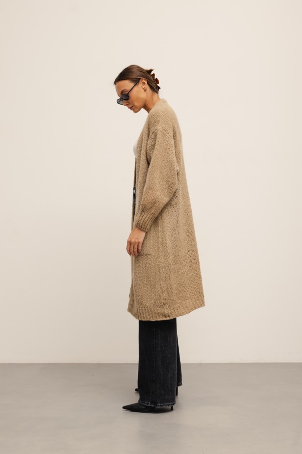 Carol Cardigan Camel