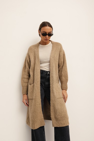 Carol Cardigan Camel