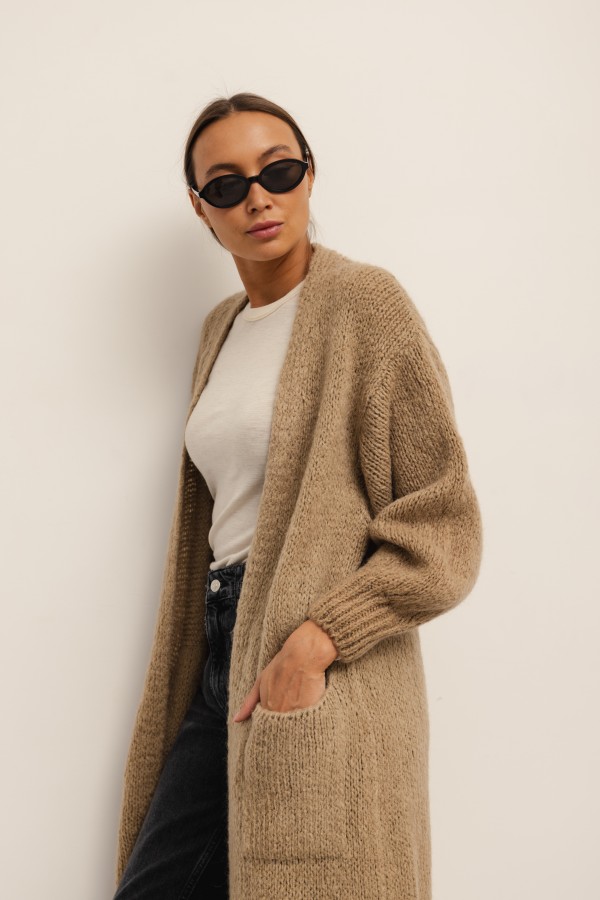 Carol Cardigan Camel