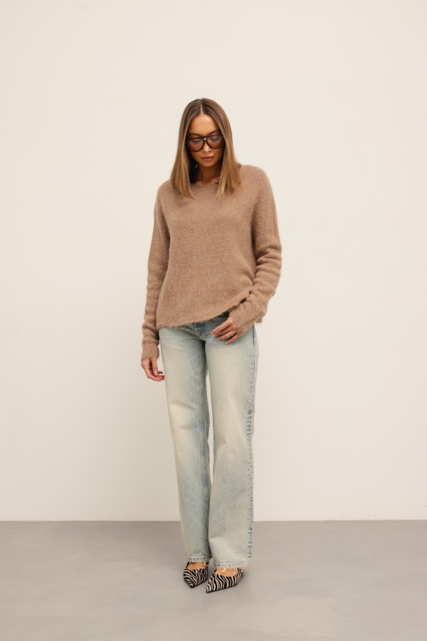 Jasper Suri Alpaca Sweater Camel