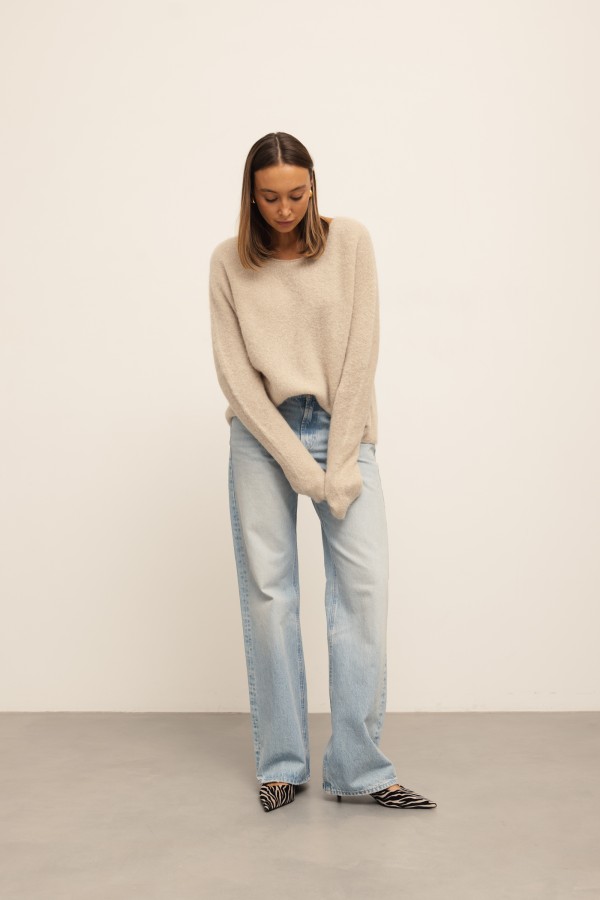 Jasper Suri Alpaca Sweater Beige
