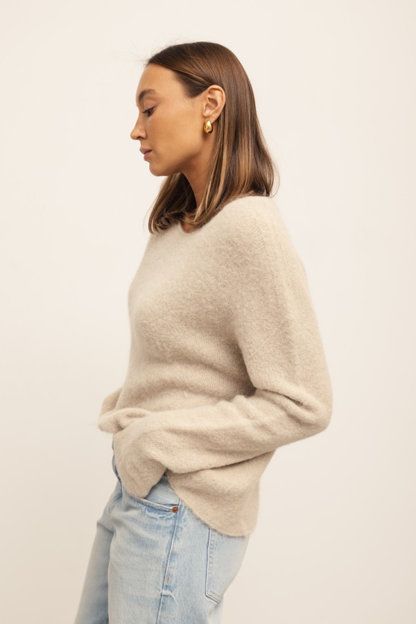 Jasper Suri Alpaca Sweater Beige
