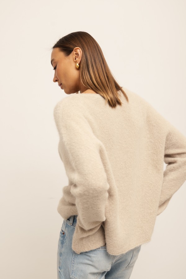 Jasper Suri Alpaca Sweater Beige