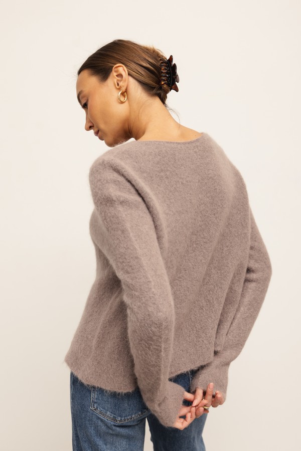 Jasper Suri Alpaca Sweater Mocca