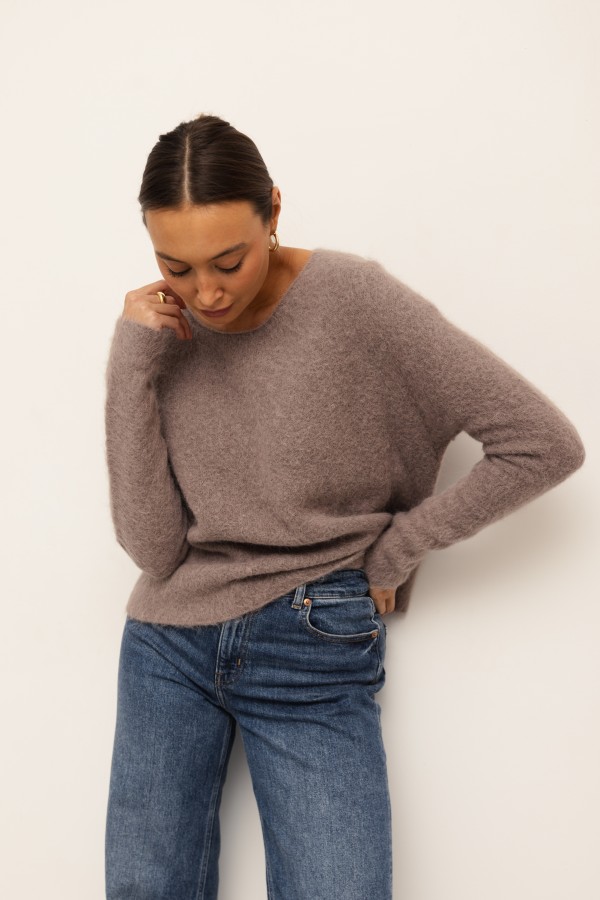 Jasper Suri Alpaca Sweater Mocca