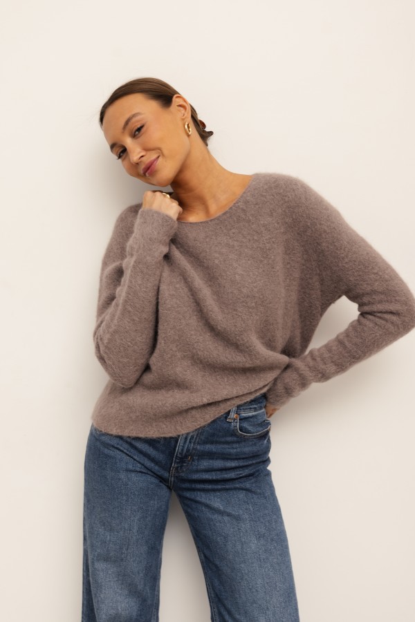 Jasper Suri Alpaca Sweater Mocca