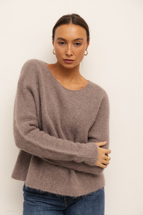 Jasper Suri Alpaca Sweater Mocca