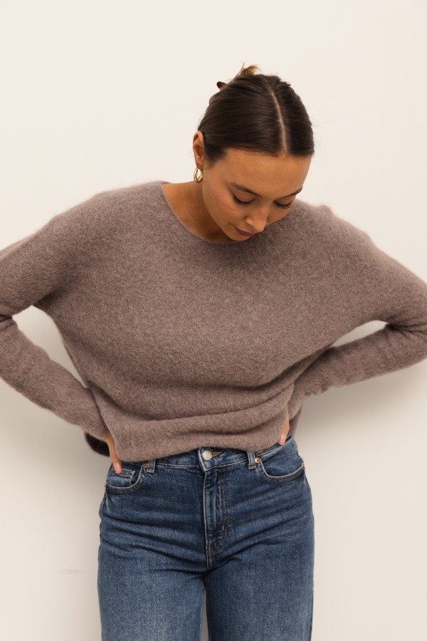 Jasper Suri Alpaca Sweater Mocca