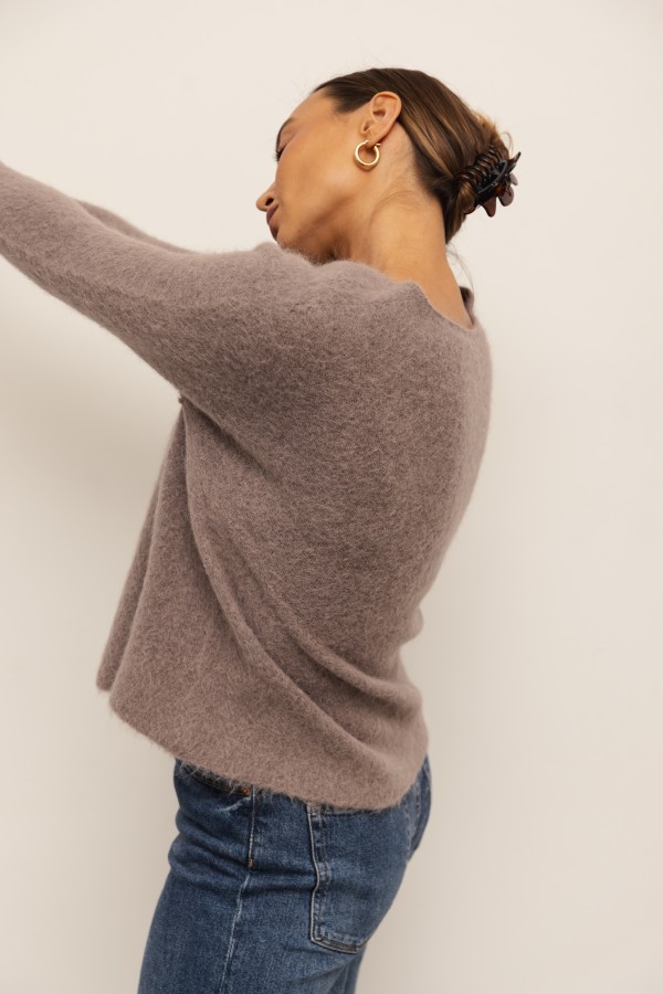 Jasper Suri Alpaca Sweater Mocca