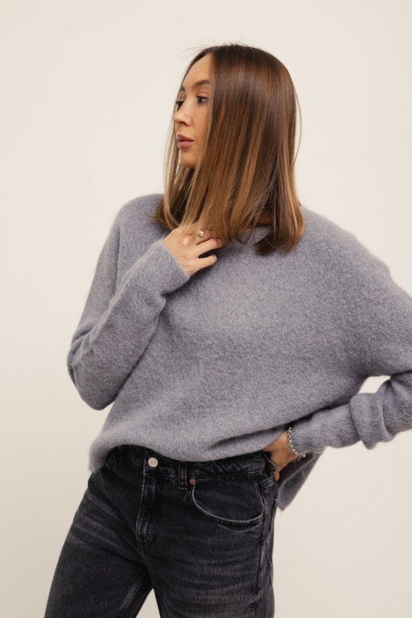 Jasper Suri Alpaca Sweater Grey