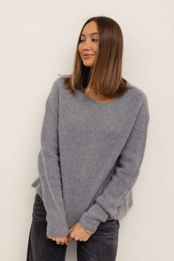 Jasper Suri Alpaca Sweater Grey