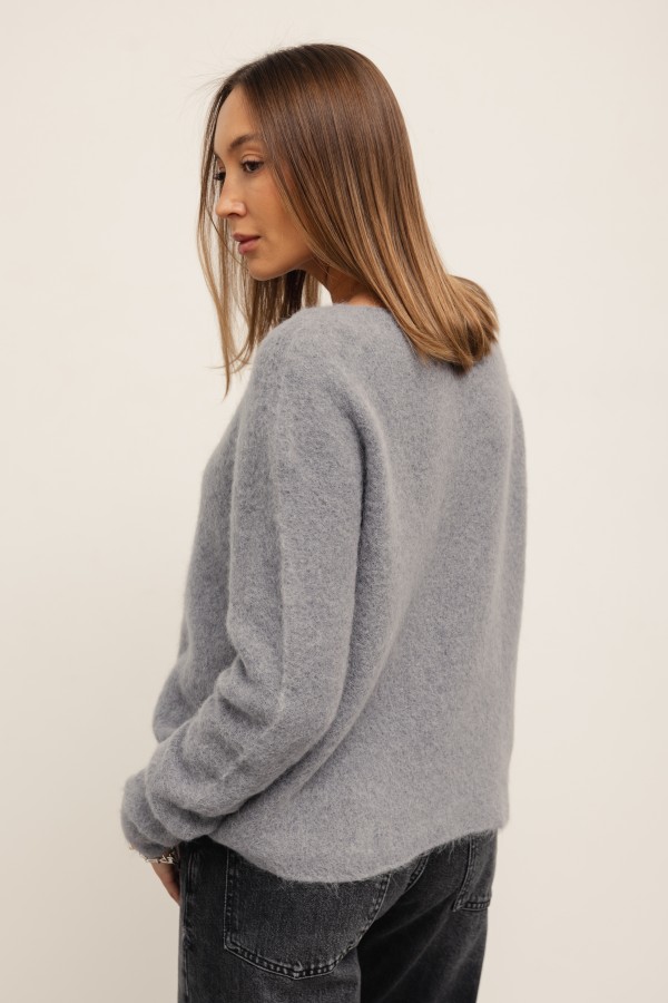 Jasper Suri Alpaca Sweater Grey
