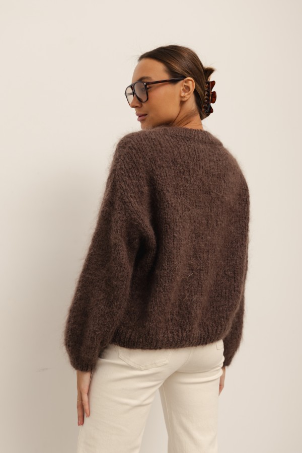 Justin Mohair Sweater Chocolate