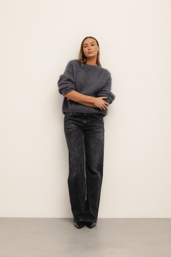 Justin Mohair Sweater Grey
